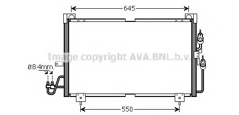PRASCO MT5213 Condenser, air conditioning